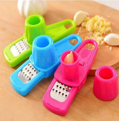 garlic ginger Dry Fruit Slicer Multi Functional Cooking Tool Mini Cutter Kitchen Utensils ginger garlic grinding grater Planer Slicer Kitchen Accessories Multicolor
