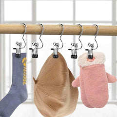 Laundry Hook Boot Hanging Hold Clips Pack of 10