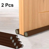 Door Protector- Door Draft Fabric Cover Guard Door Gap Sealer Protector Door Mounted Door Stopper Door Mounted Door Stopper Sound-Proof Reduce Noise Waterproof - Brown (Pack Of 2)