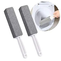 Metal 2 Pcs Toilet Cleaner Brush With Handle (Pack of 2)