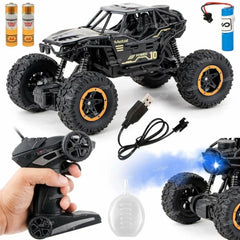Remote Controlled Rock Crawler Monster Truck Toy Vehicle for Kids.