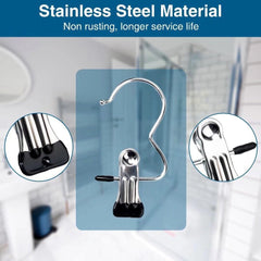 Laundry Hook Boot Hanging Hold Clips Pack of 10