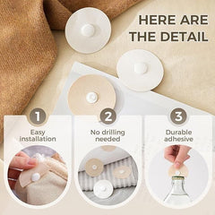 5 Pcs Reusable Multifunctional Buttons