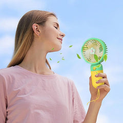 Portable Handheld Fan - Ultra Quiet Little Flower Handheld Fan | Battery Operated Fan, Handheld Fan for Outdoor Travel Commute