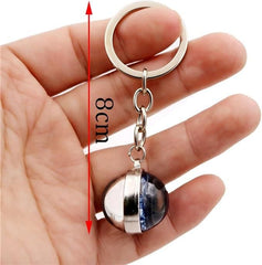 Zodiac Gemstone Keychain