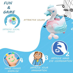 Swan Lay Egg Toy for Kids - 360 Degree Rotation