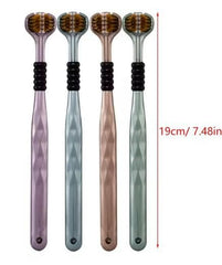 3 SIded Tooth Brush Pack of 4