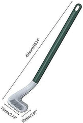 Toilet Brush- Wall-Mounted Long-Handled Golf Head Toilet Brush with Hook(Pack of 2)