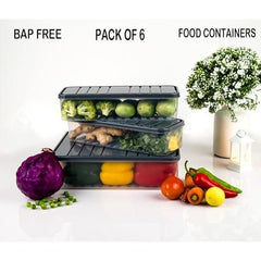 Fridge Storage Boxes (Pack of 6)